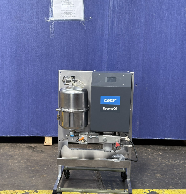 SKF RecondOil unit indoor setup